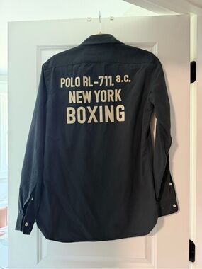 Polo Ralph Lauren New York
Boxing Club Button Up Shirt. Brand new with tags